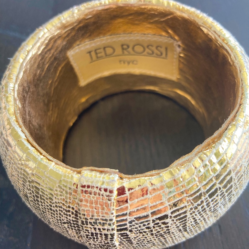 Ted Rossi NYC leather bangle